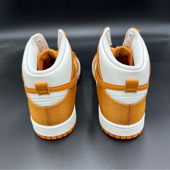 Nike Dunk High Retro Sneakers Monarch Sail White DV7223-800 Men's Size 10.5 - Picture 6 of 8